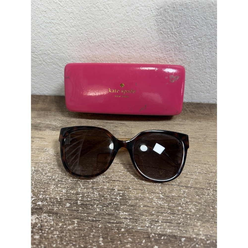 KATE SPADE HELLO SUNSHINE COLOR SUN GLASSES FLORAL BROWN